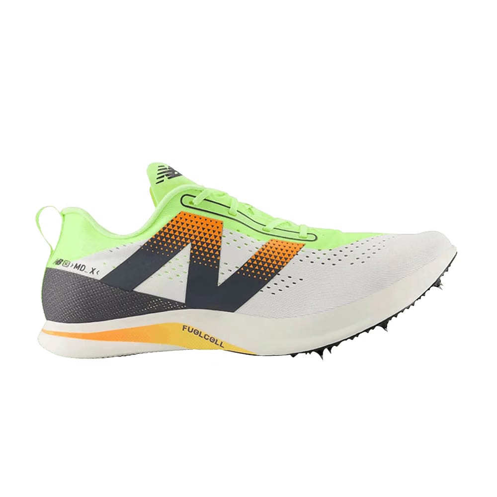 New Balance FuelCell SuperComp MDXv3 White Bleached Lime Glo