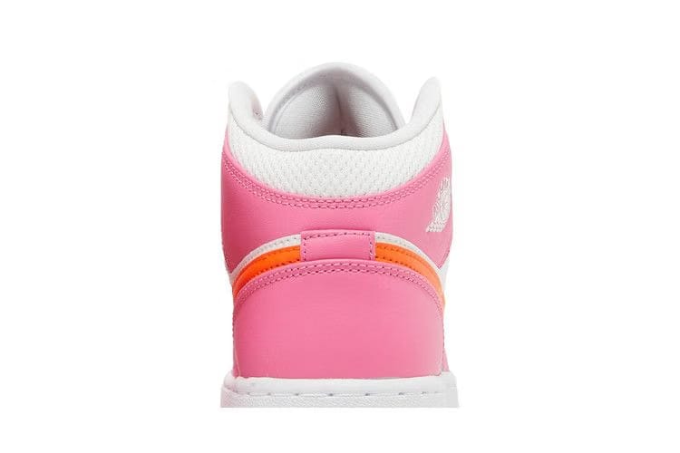 Jordan 1 Mid Pinksicle Safety Orange GS