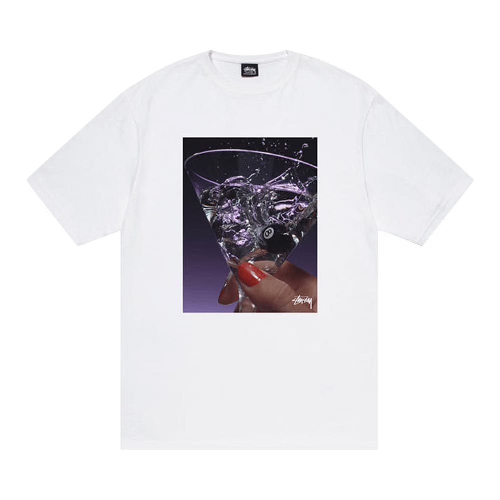 Stussy Martini T-Shirt White
