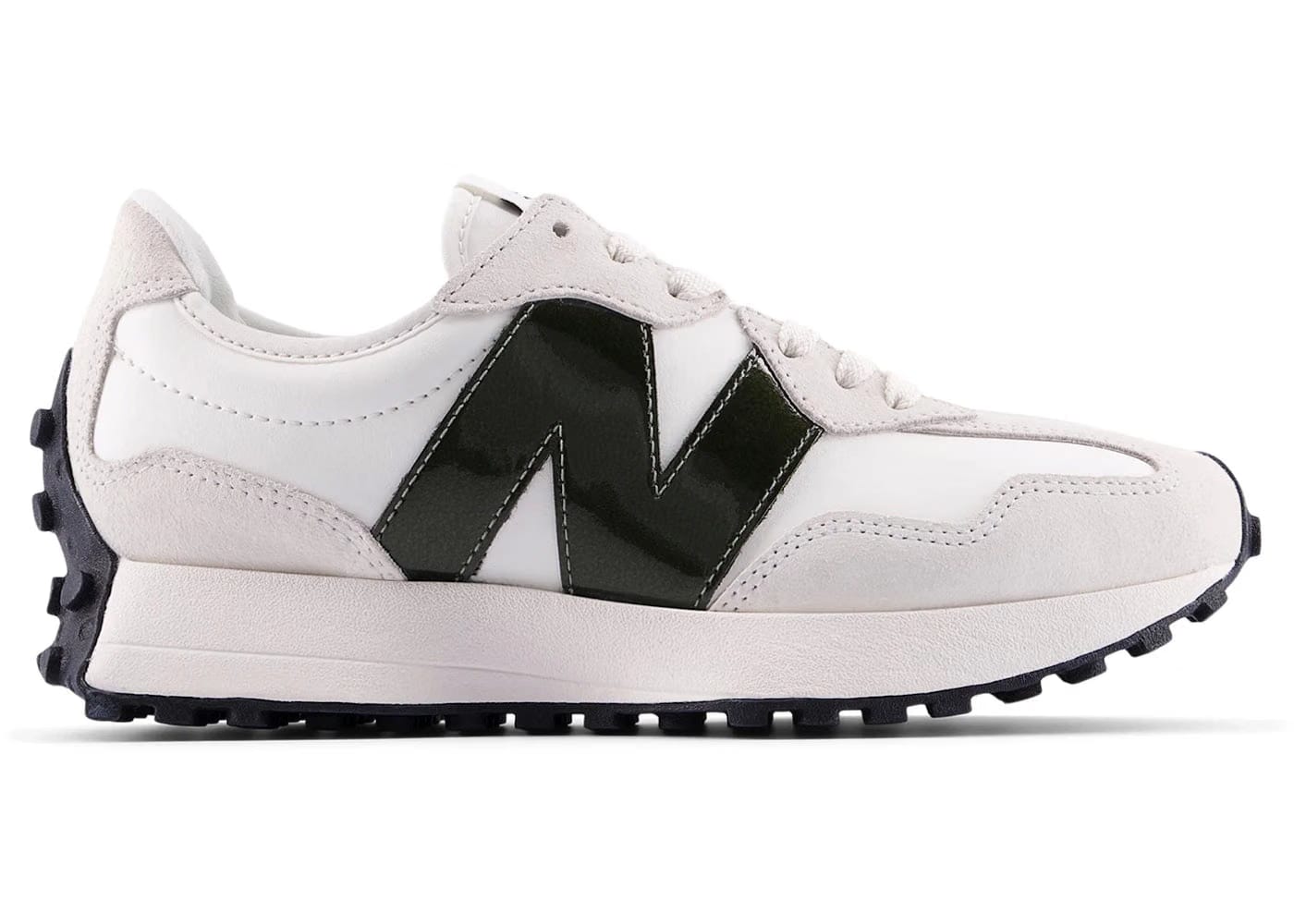 New Balance Wmns 327 'White Dark Green'