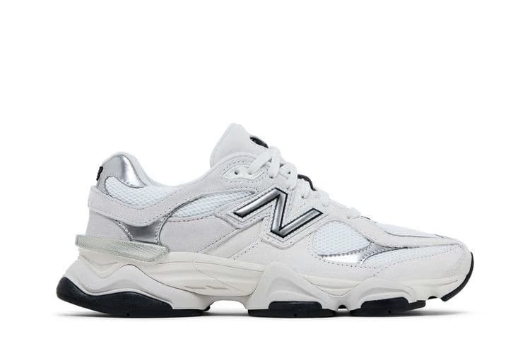 New Balance 9060 White Black Metallic Silver