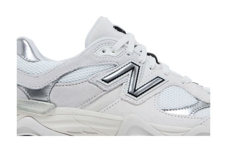 New Balance 9060 White Black Metallic Silver