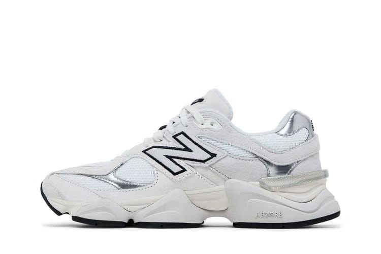 New Balance 9060 White Black Metallic Silver