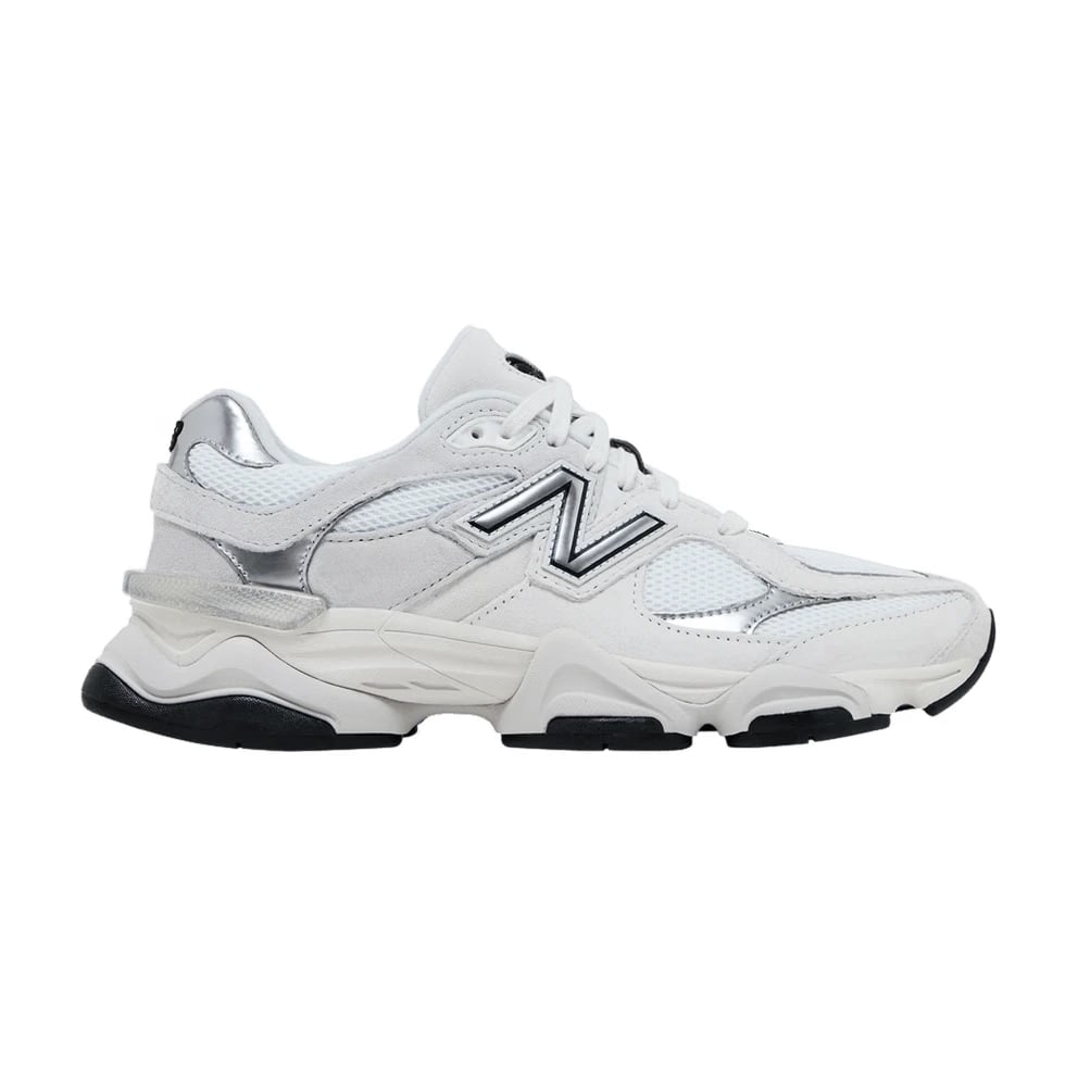 New Balance 9060 White Black Metallic Silver