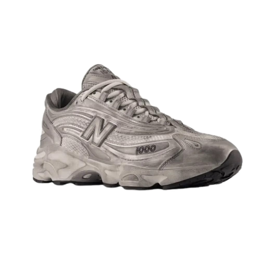 New Balance 1000 Silver Distressed