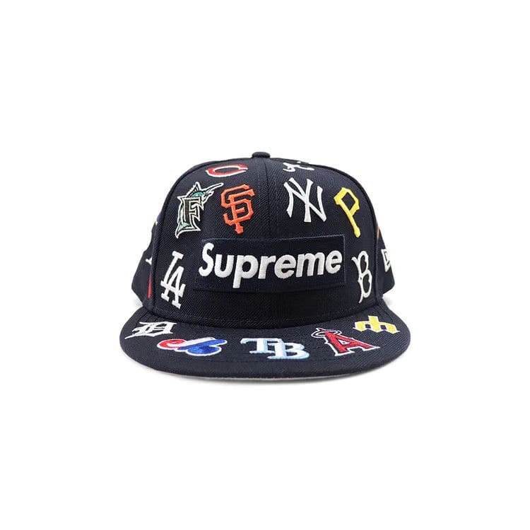 Supreme x MLB x New Era Hat Navy