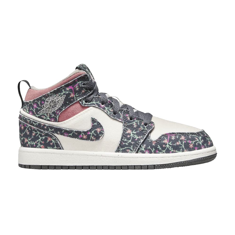 Jordan 1 Mid Floral Canvas