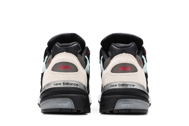 New Balance Amoeba Music x Nice Kicks x 992 Made in USA Peace Through Music - Black