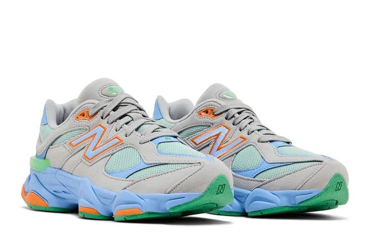 New Balance 9060 Big Kid Raincloud Electric Sky