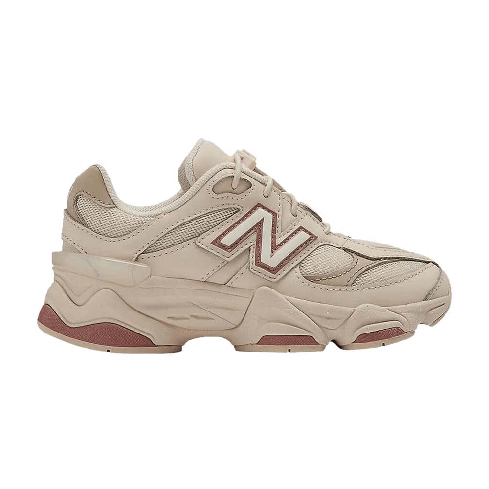 New Balance 9060 Little Kid Wide Bone Sparrow Lace Toggle