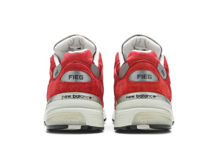New Balance Kith x 992 Made in USA Kithmas Collection - Team Red