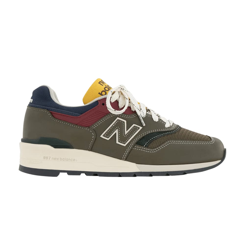 Aimé Leon Dore x New Balance 997 Made in USA Dark Moss Angora