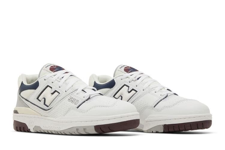 New Balance 550 White Indigo Burgundy