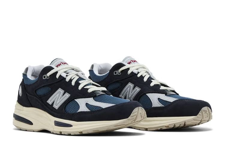 New Balance 991v2 Made in England Vintage Sport Pack - Navy