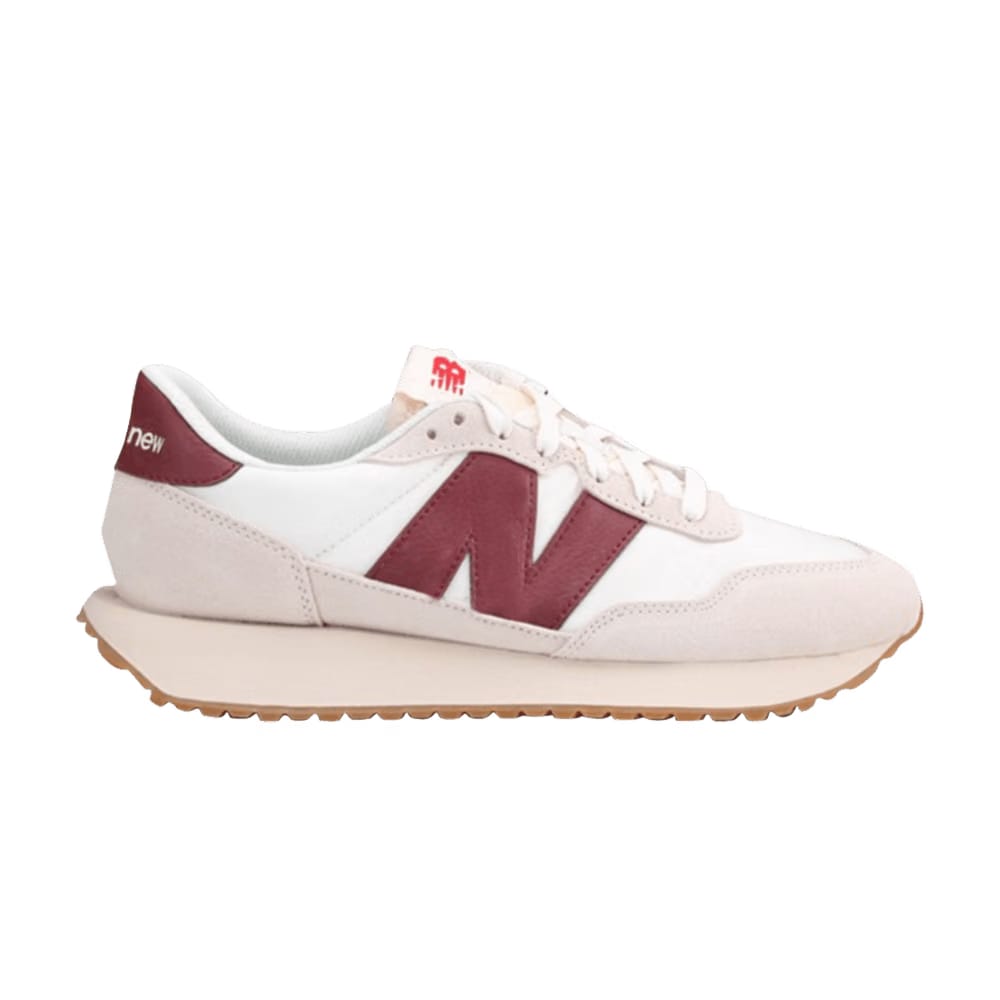 New Balance 237 White Burgundy