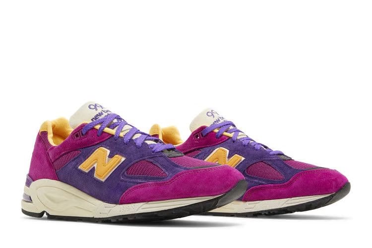 Teddy Santis x New Balance 990v2 Made in USA Purple Yellow