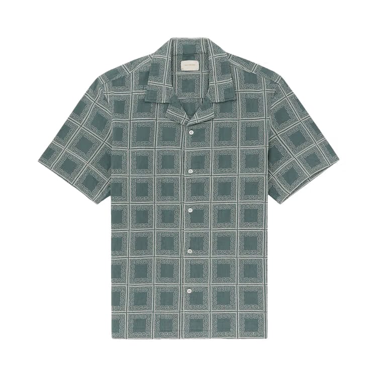 Aimé Leon Dore Tea Towel Leisure Shirt Slate Green