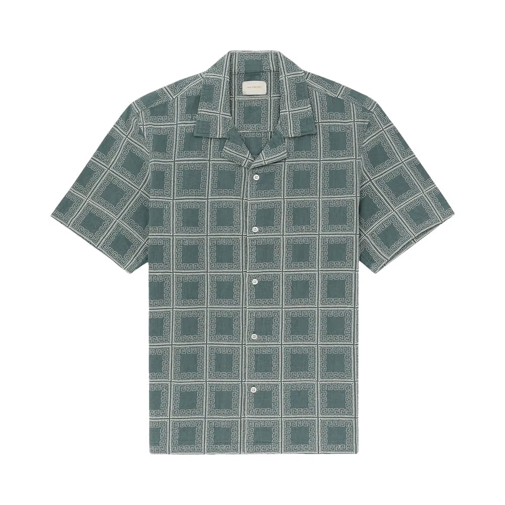 Aimé Leon Dore Tea Towel Leisure Shirt Slate Green