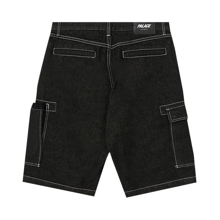 Palace Drawcord Pocket Denim Shorts Black