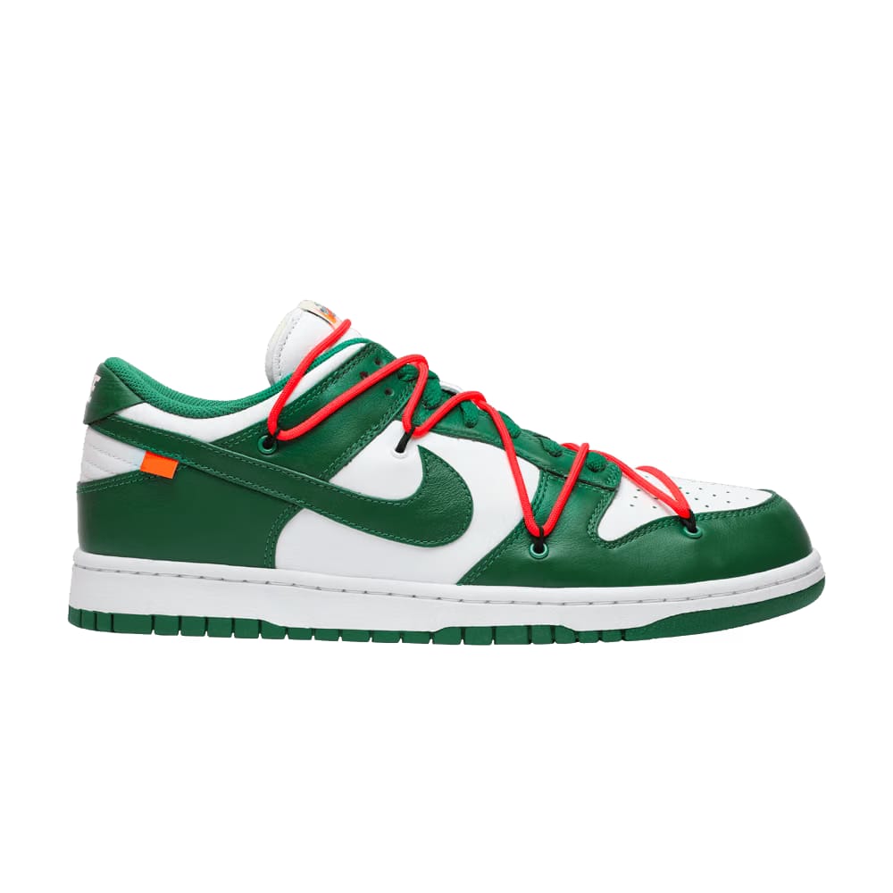 Off White x Dunk Low Pine Green