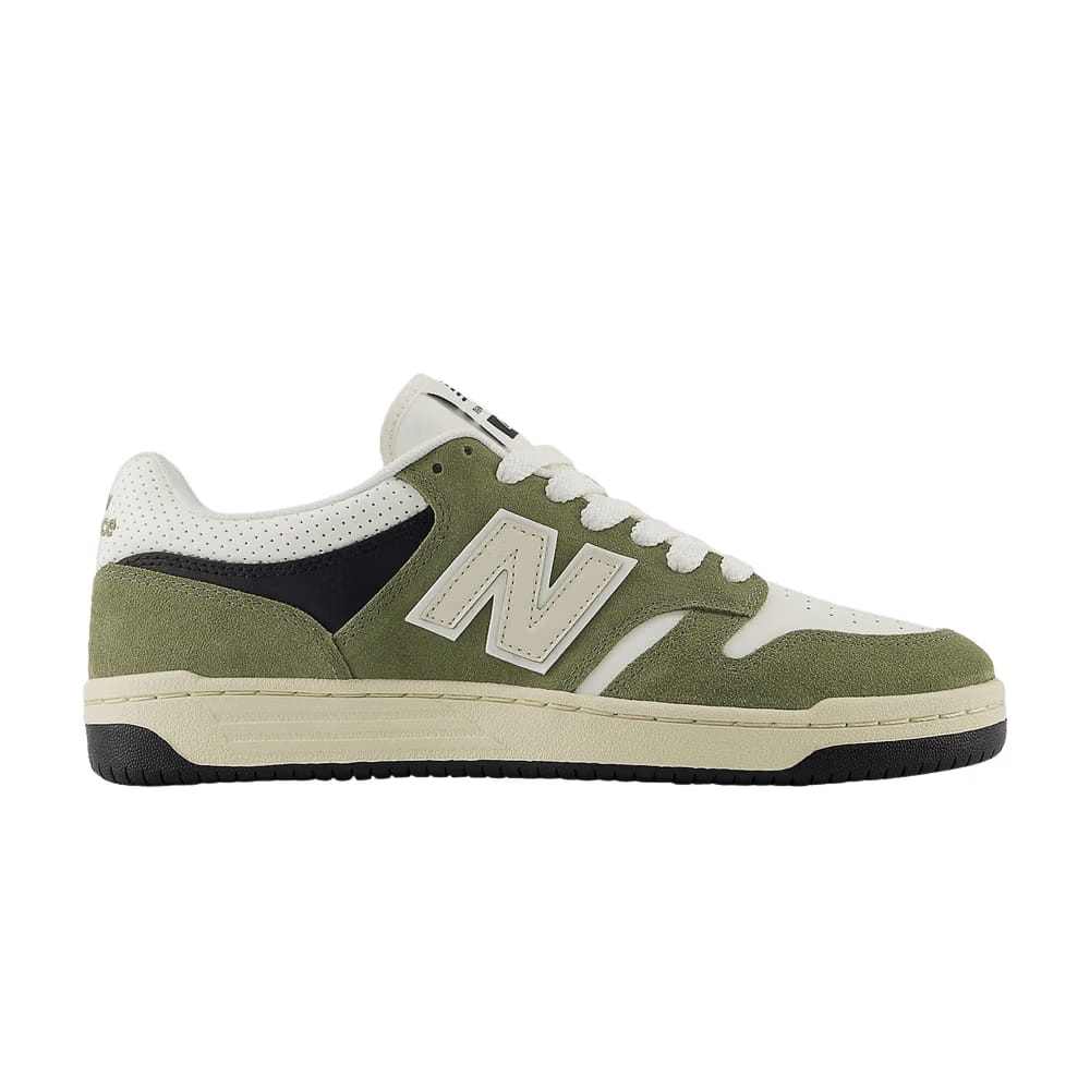 New Balance 480 Dark Olivine Sea Salt