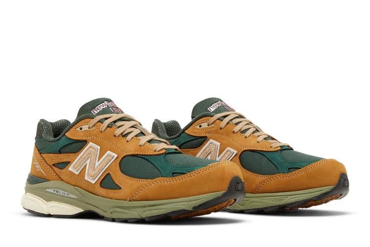 Teddy Santis x New Balance 990v3 Made in USA Tan Green