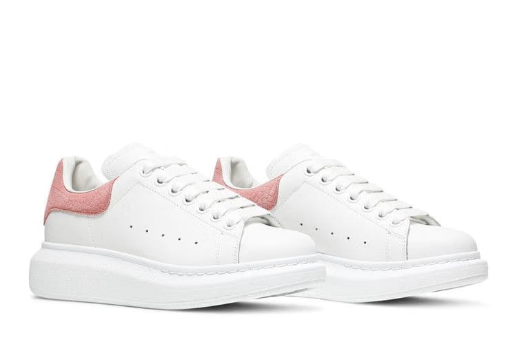 Alexander McQueen Oversized Sneaker White Rose Quartz