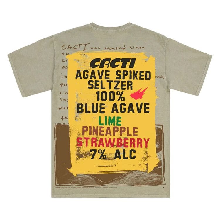 Cactus Jack by Travis Scott Painted Sign T-Shirt Sand