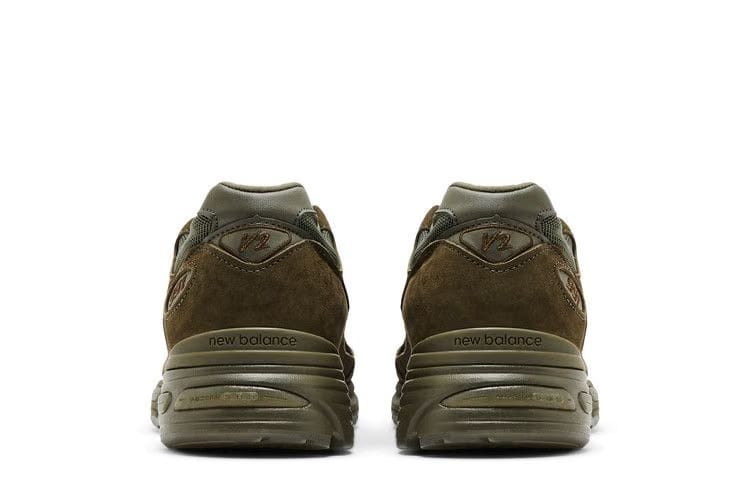Stone Island x New Balance 991v2 Made in England Ghost Pack - Military Green