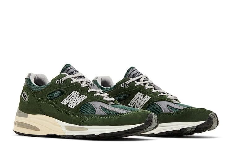 New Balance 991v2 Made in England Kombu