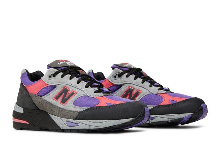 Palace x New Balance 991 Made in England Black Ultra Violet