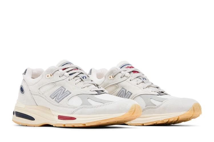 New Balance 991v2 Made in England Vintage Sport Pack - White