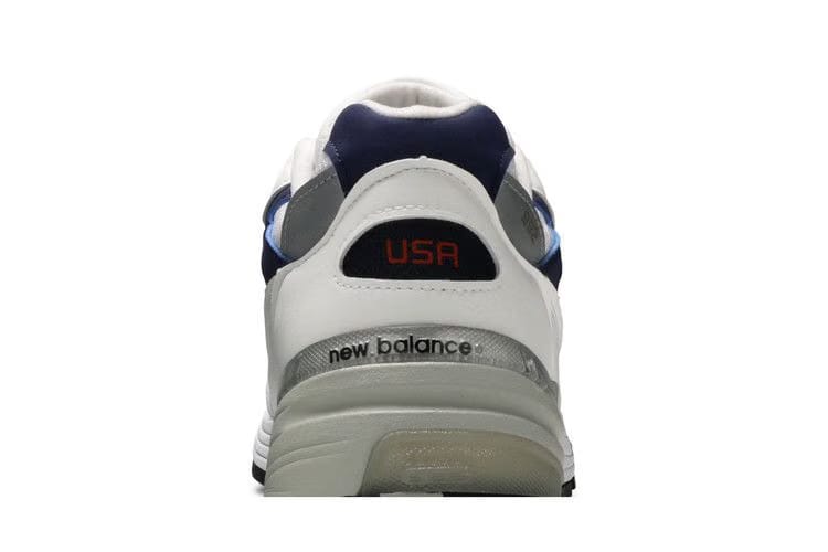New Balance 992 Made in USA White Navy