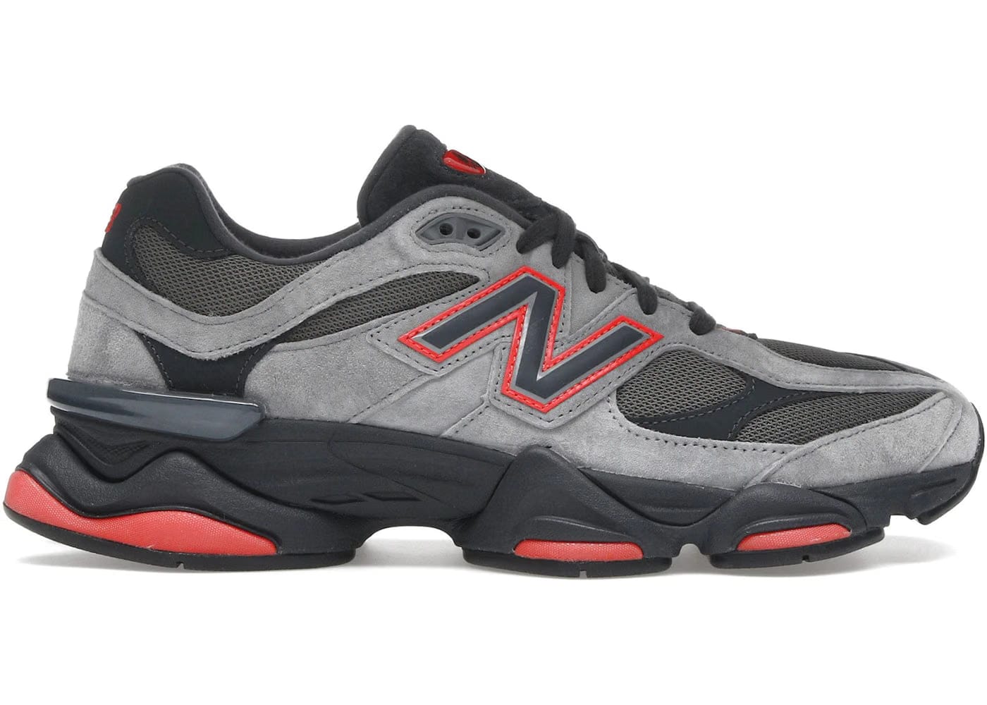 New Balance 9060 Grey Black Red JD Exclusive