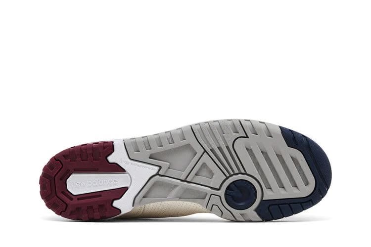 New Balance 550 Suede Toe Pack - Burgundy Navy
