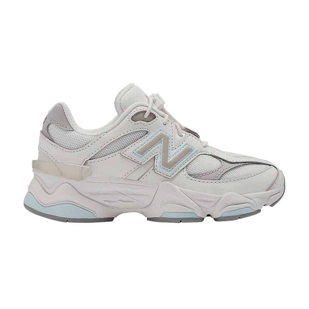 New Balance 9060 Little Kid Wide Reflection Quarry Blue Lace Toggle