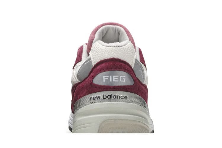 Kith x New Balance 992 Made in USA Kithmas Collection - Burgundy Reef
