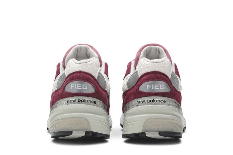 Kith x New Balance 992 Made in USA Kithmas Collection - Burgundy Reef