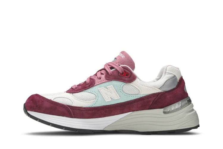 Kith x New Balance 992 Made in USA Kithmas Collection - Burgundy Reef