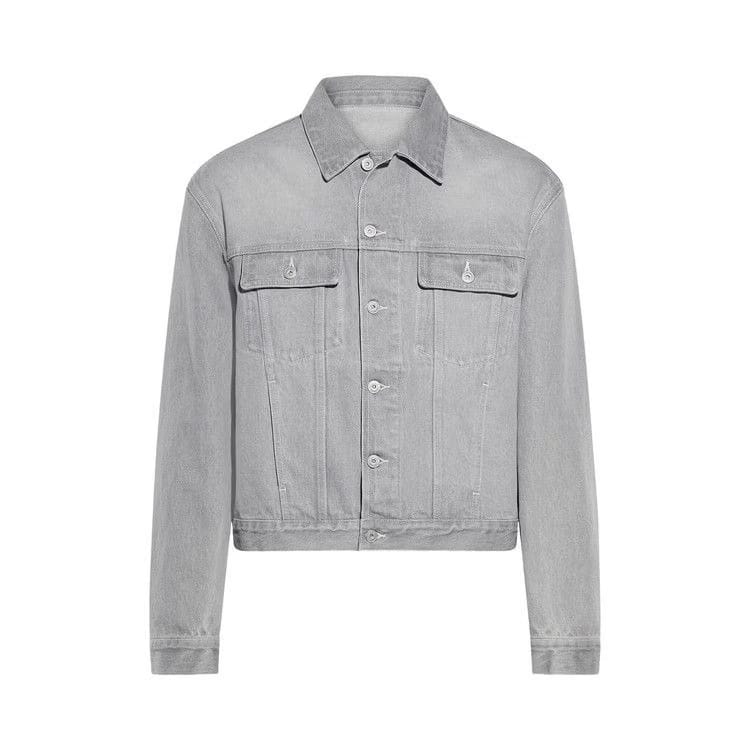 Jacquemus La Veste De-Nimes Jacket Grey/Off White