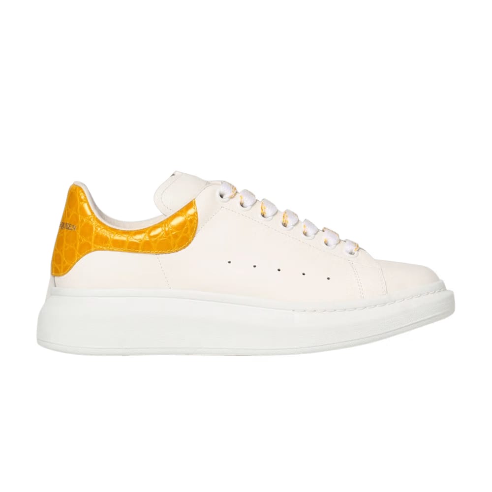 Alexander McQueen Oversized Sneaker Pop Yellow Crocodile