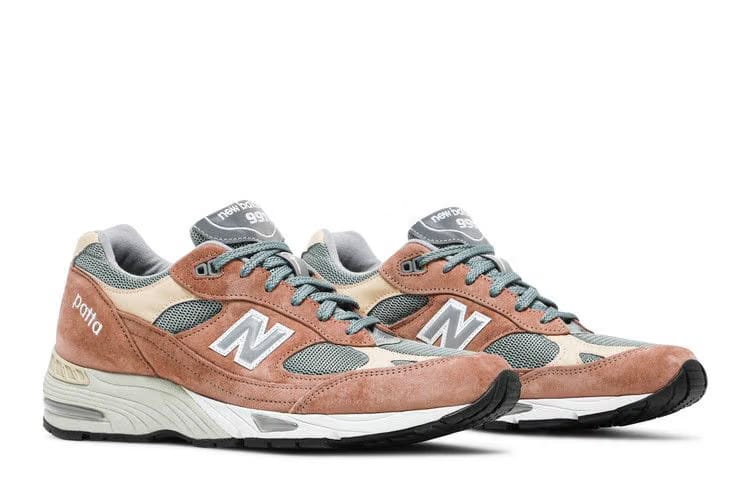 Patta x New Balance 991 Made in England Dusty Pink