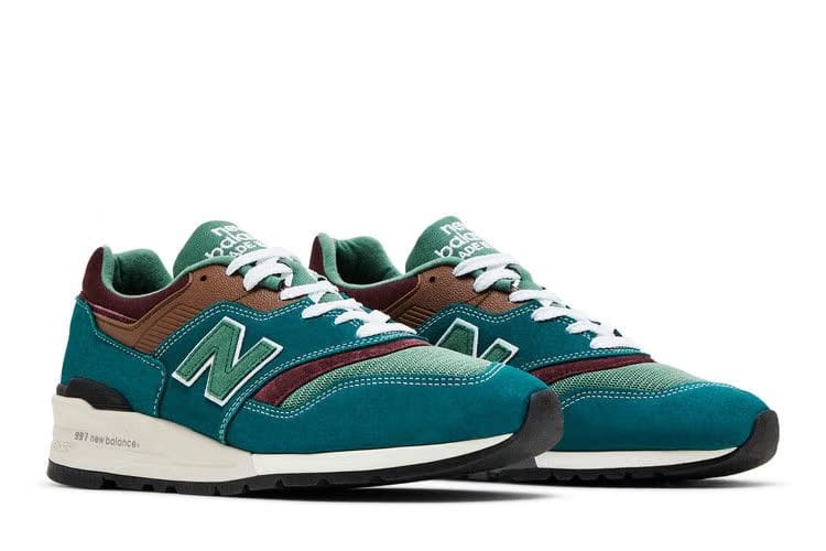 New Balance Teddy Santis x 997 Made in USA Vintage Teal Jade