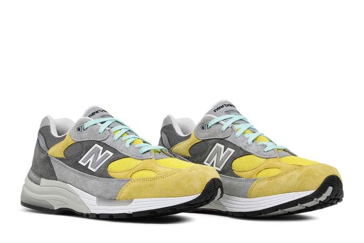 Amoeba Music x Nice Kicks x New Balance 992 Made in USA Peace Through Music - Grey