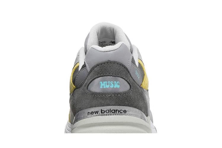 Amoeba Music x Nice Kicks x New Balance 992 Made in USA Peace Through Music - Grey