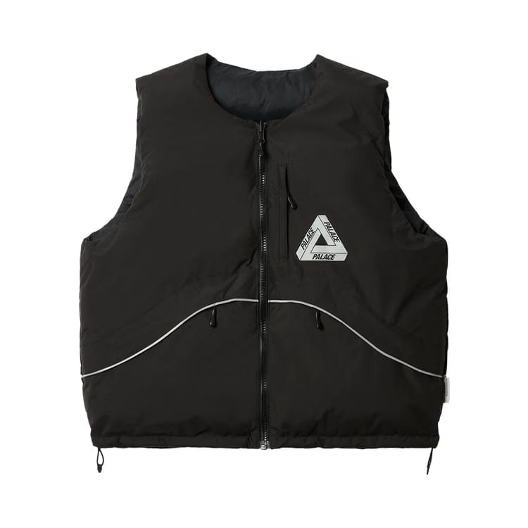 Palace P-Tech Reversible Puffa Vest Black
