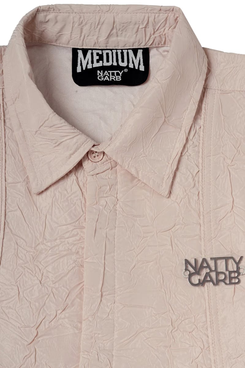 CRINKLED OFF-WHITE SHIRT