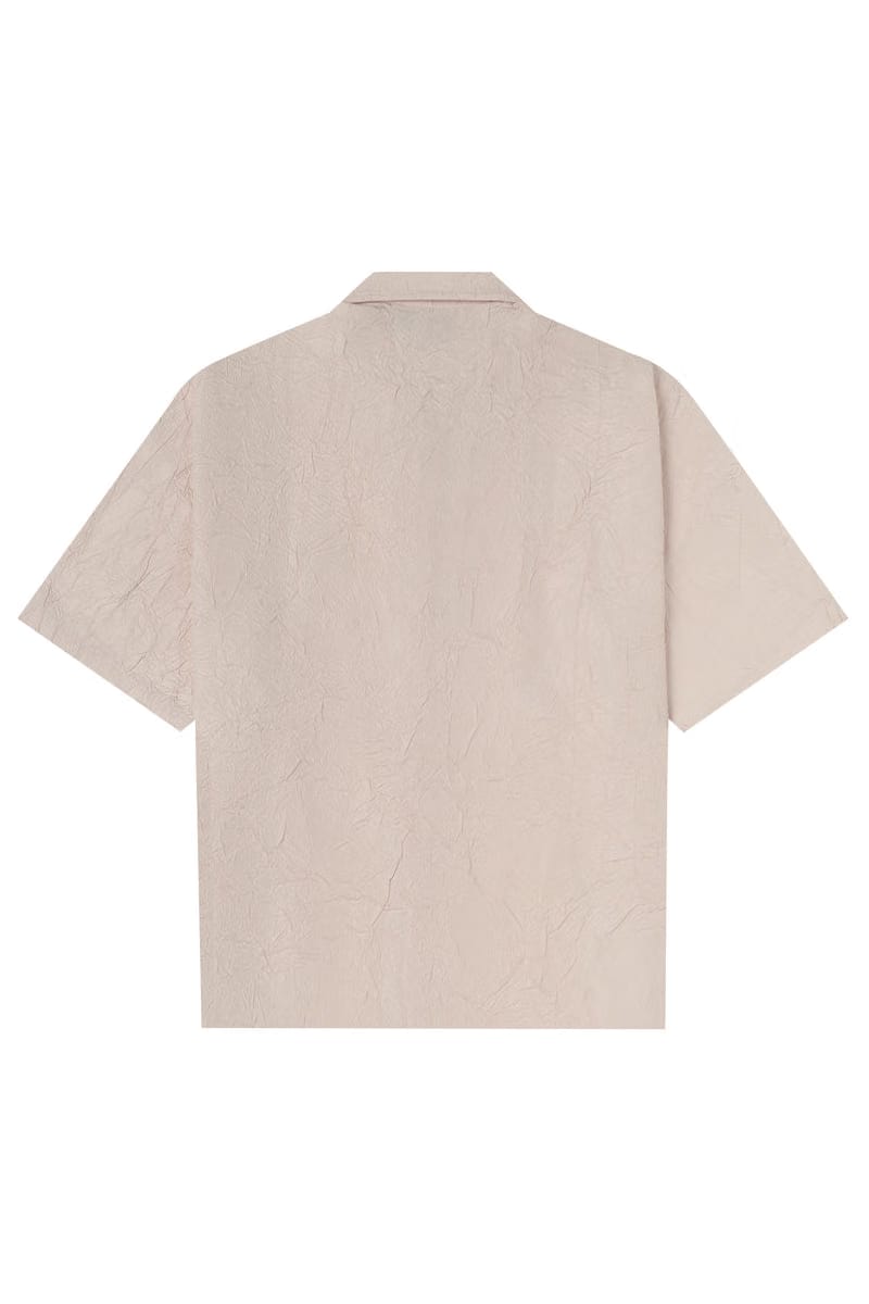 CRINKLED OFF-WHITE SHIRT