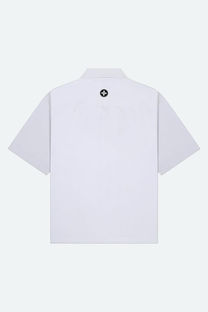 CUBAN COLLAR SHIRT (PEARL WHITE)