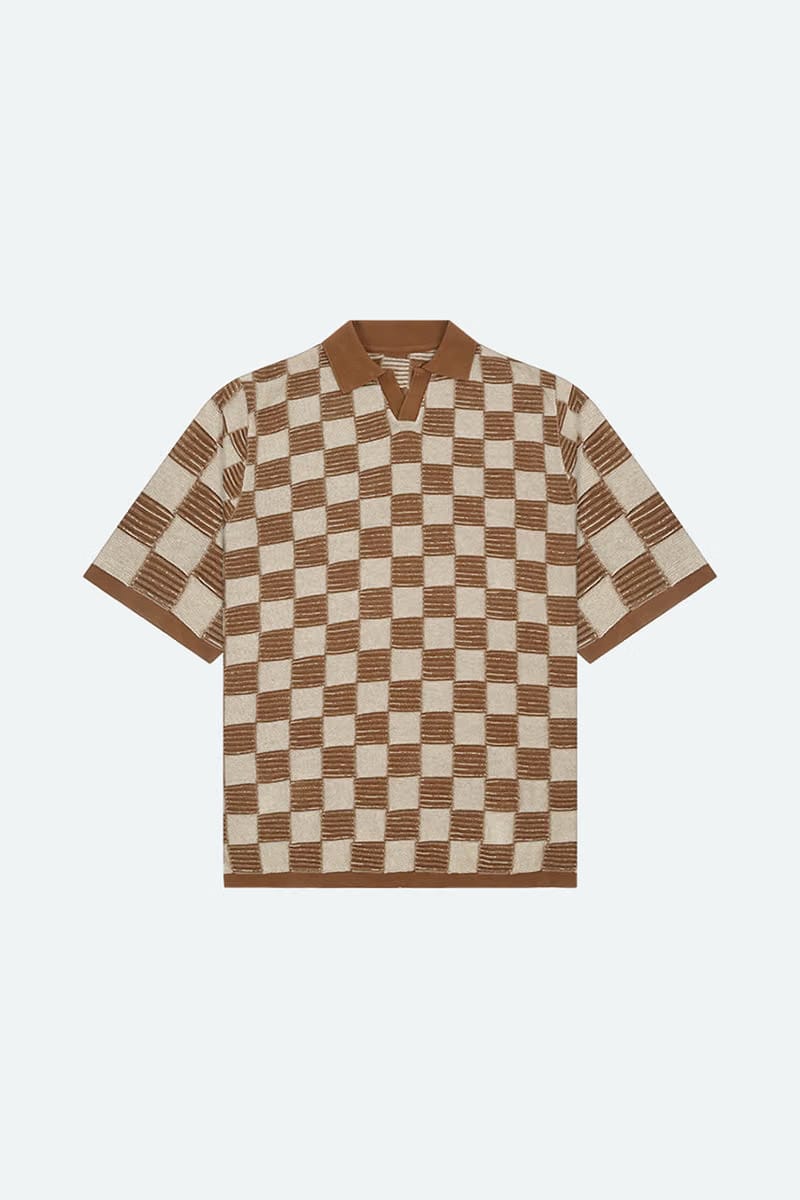 DAMIER POLO (COFFEE)